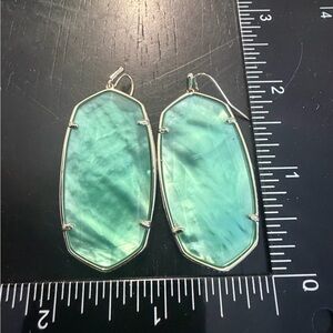 Kendra Scott Green Earrings